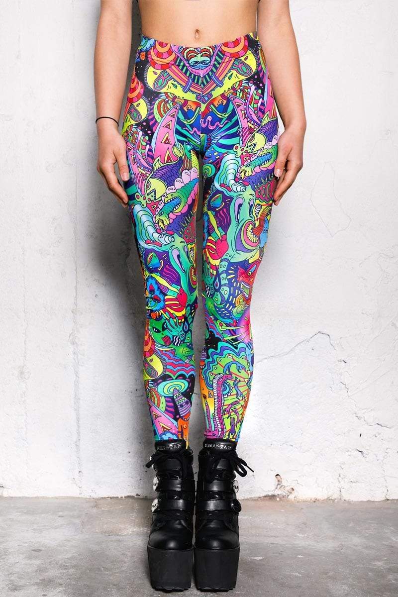 Funky Wild Creatures Leggings Set Bottom View