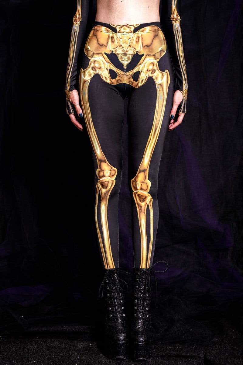 Golden Skeleton Matching Set Bottom View