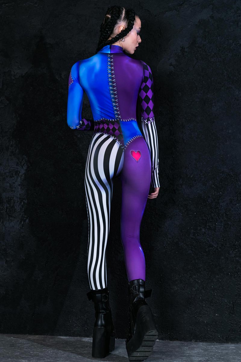 Harlequin Costume Back View