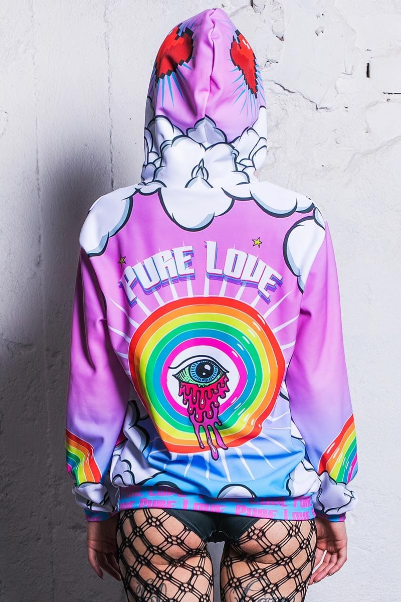 Pure Love Hoodie Back View