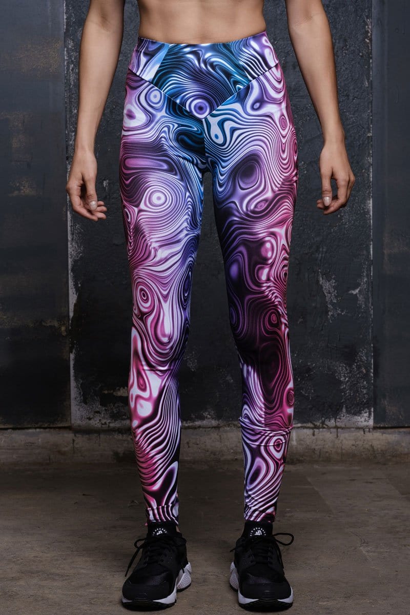 Liquefied Workout Leggings Close View