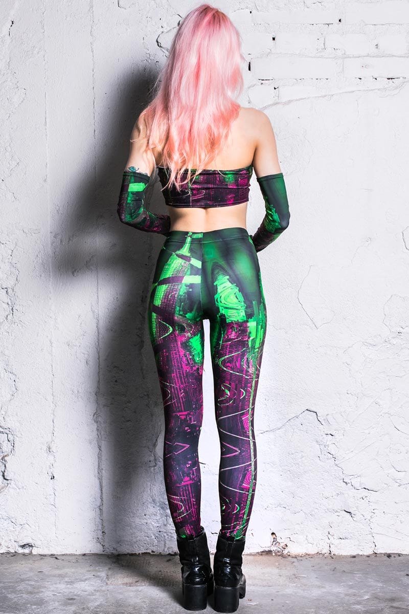 Matrix Leggings Back View