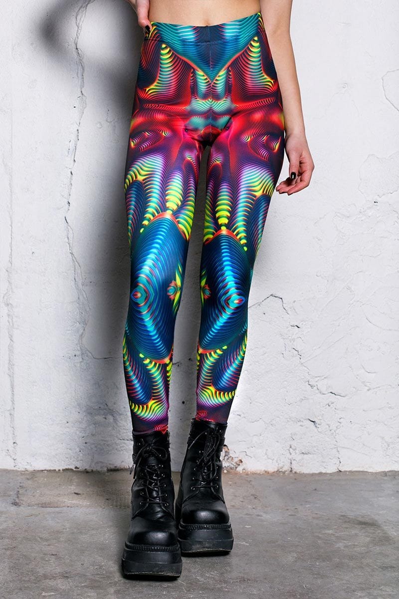 Psy Trance Leggings Close View