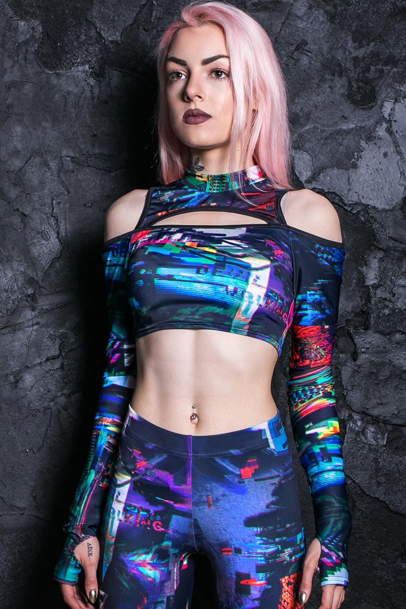 Forbidden Code Leggings Set Side View