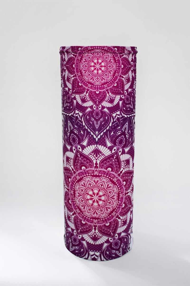 Pink Mandala Neck Gaiter Full View