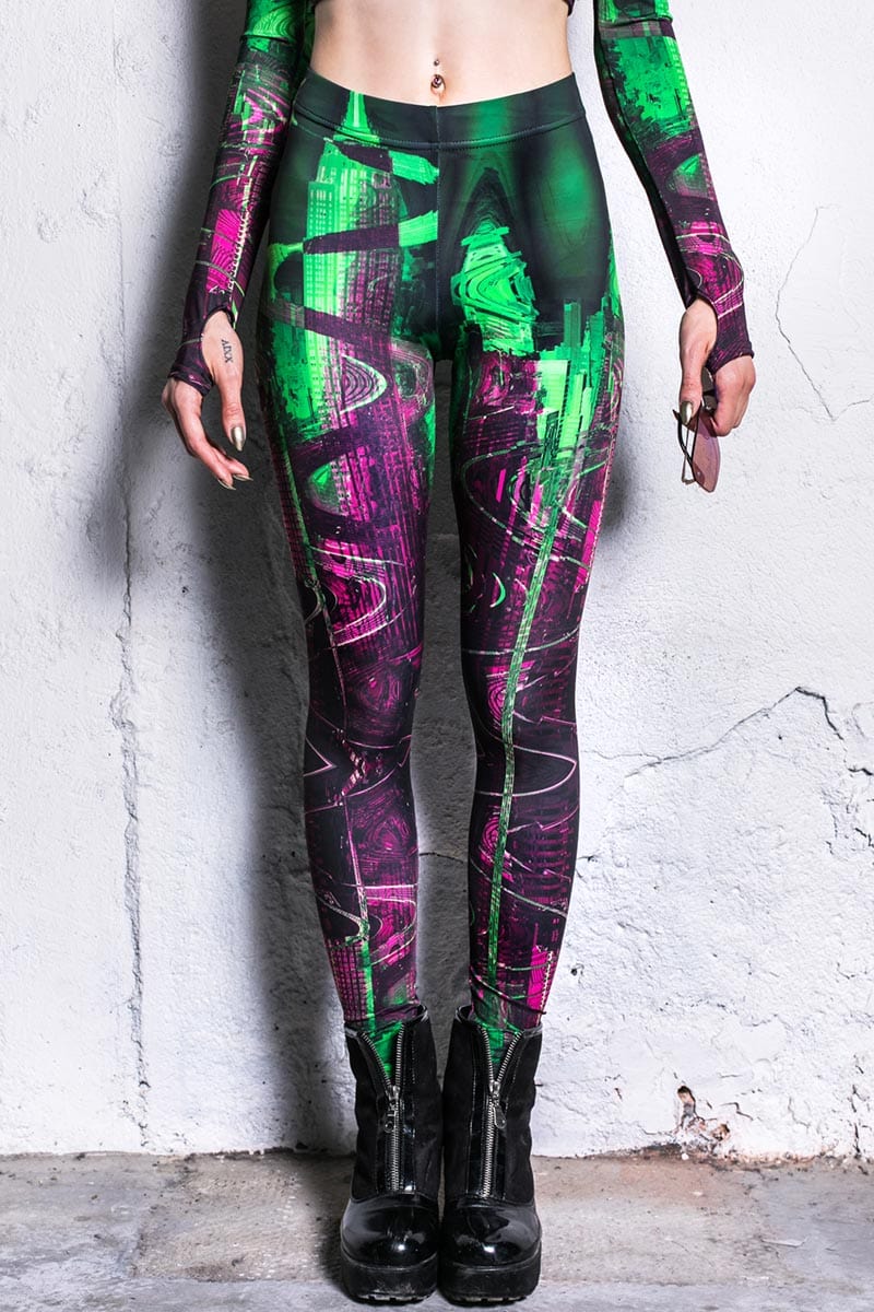 Matrix Leggings Set Bottom View