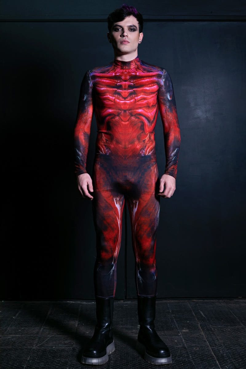 Men Devil Costume Full View