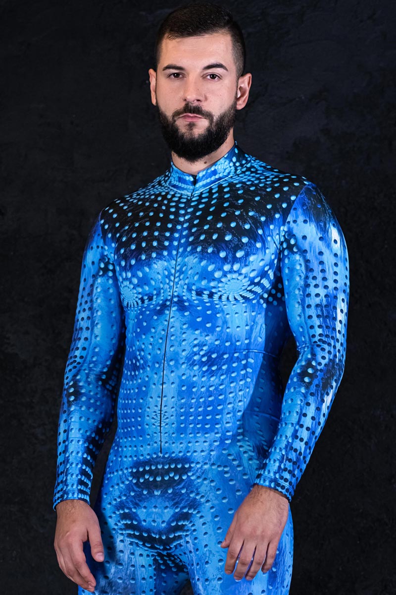 Men Multiverse Traveler Costume Close View