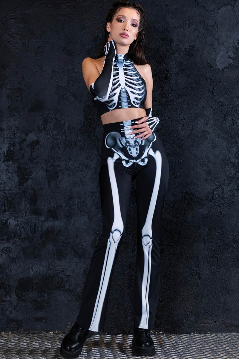 Rattling Bones Bell Bottoms Set Full View