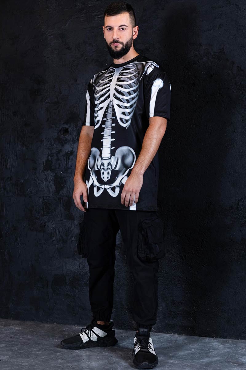 Rattling Bones Men Oversized Tee Full View