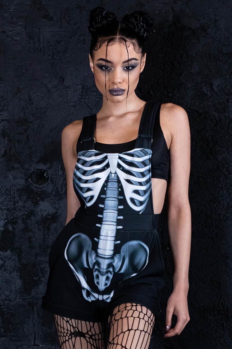 Rattling Bones Shortalls Full View