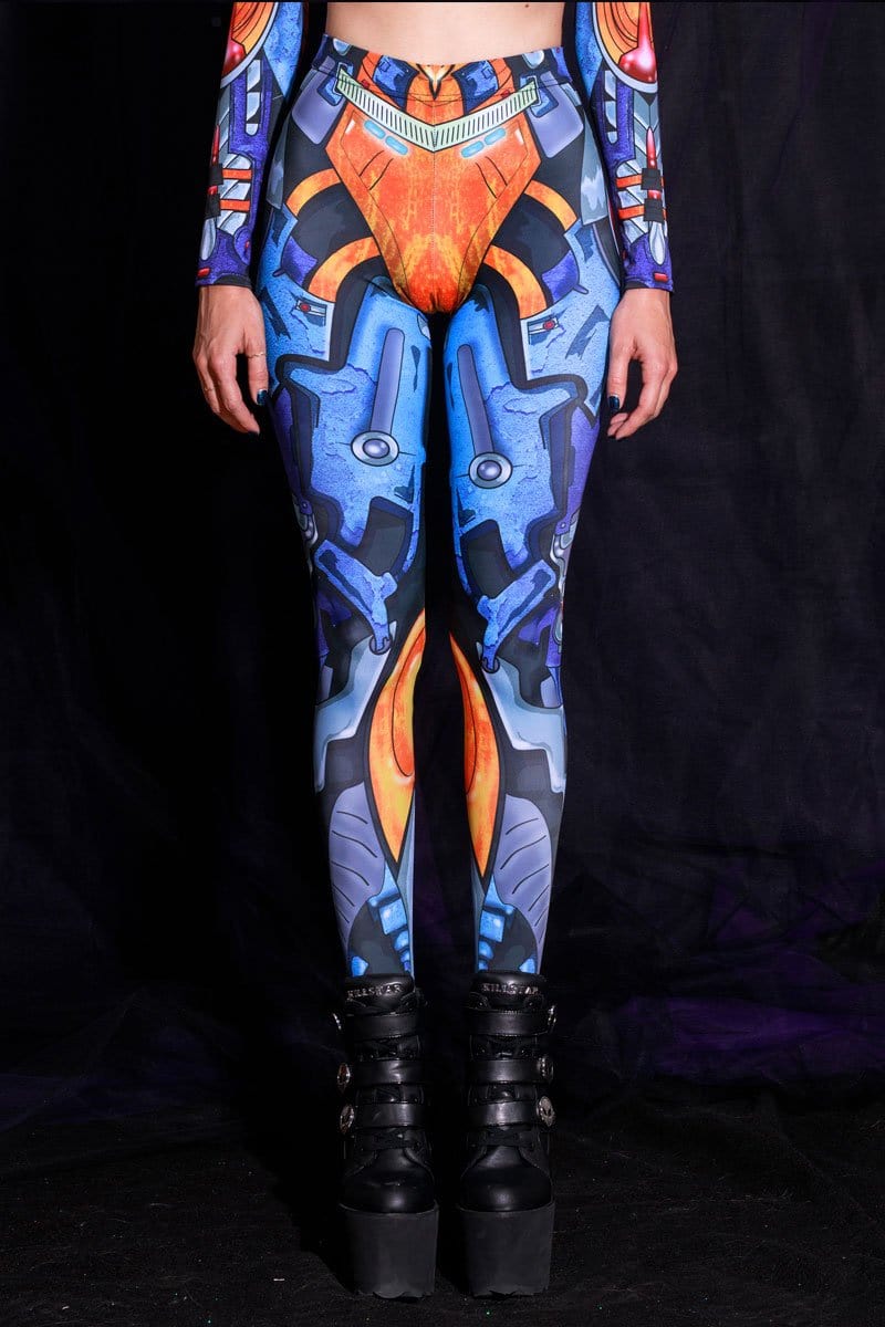 Robot Leggings Close View