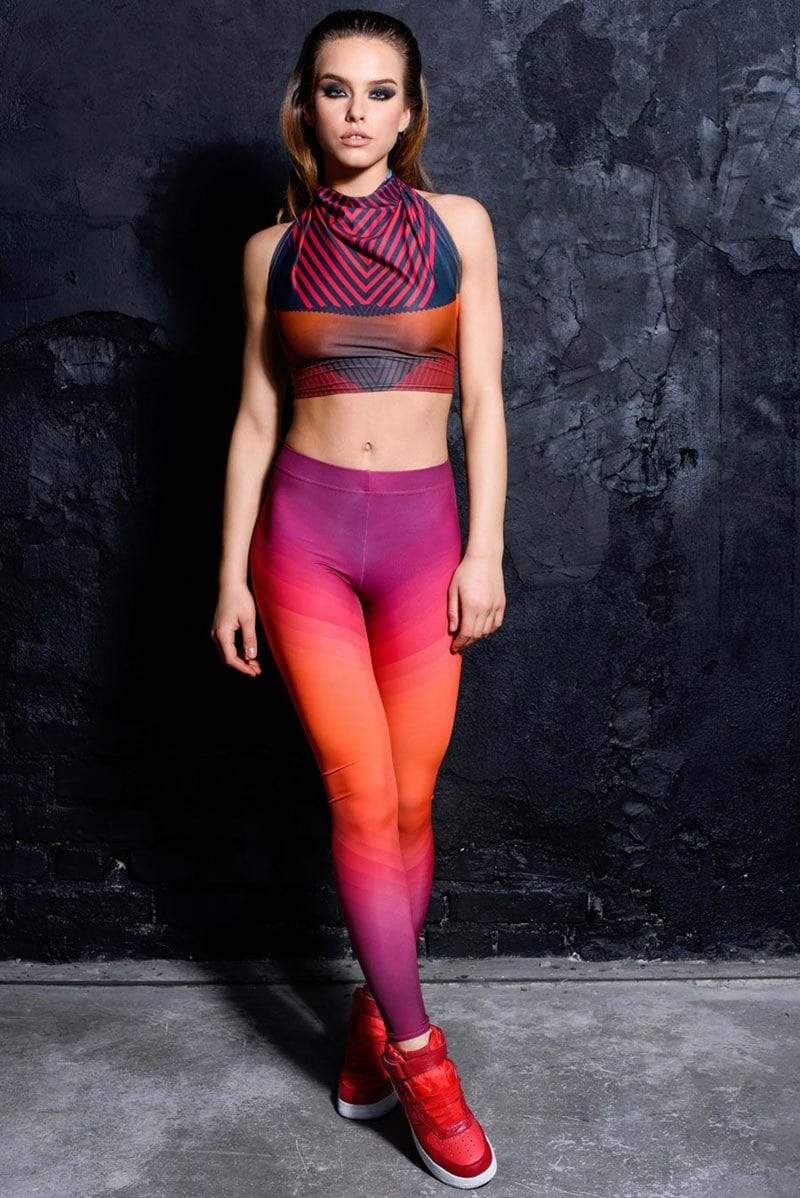 Sunset Leggings Full View