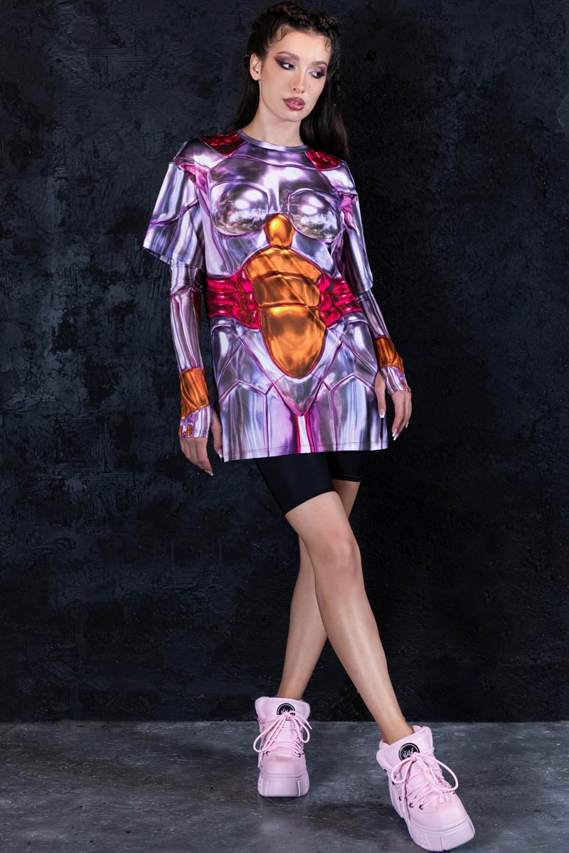 Titania Oversized Tee Dress Full View