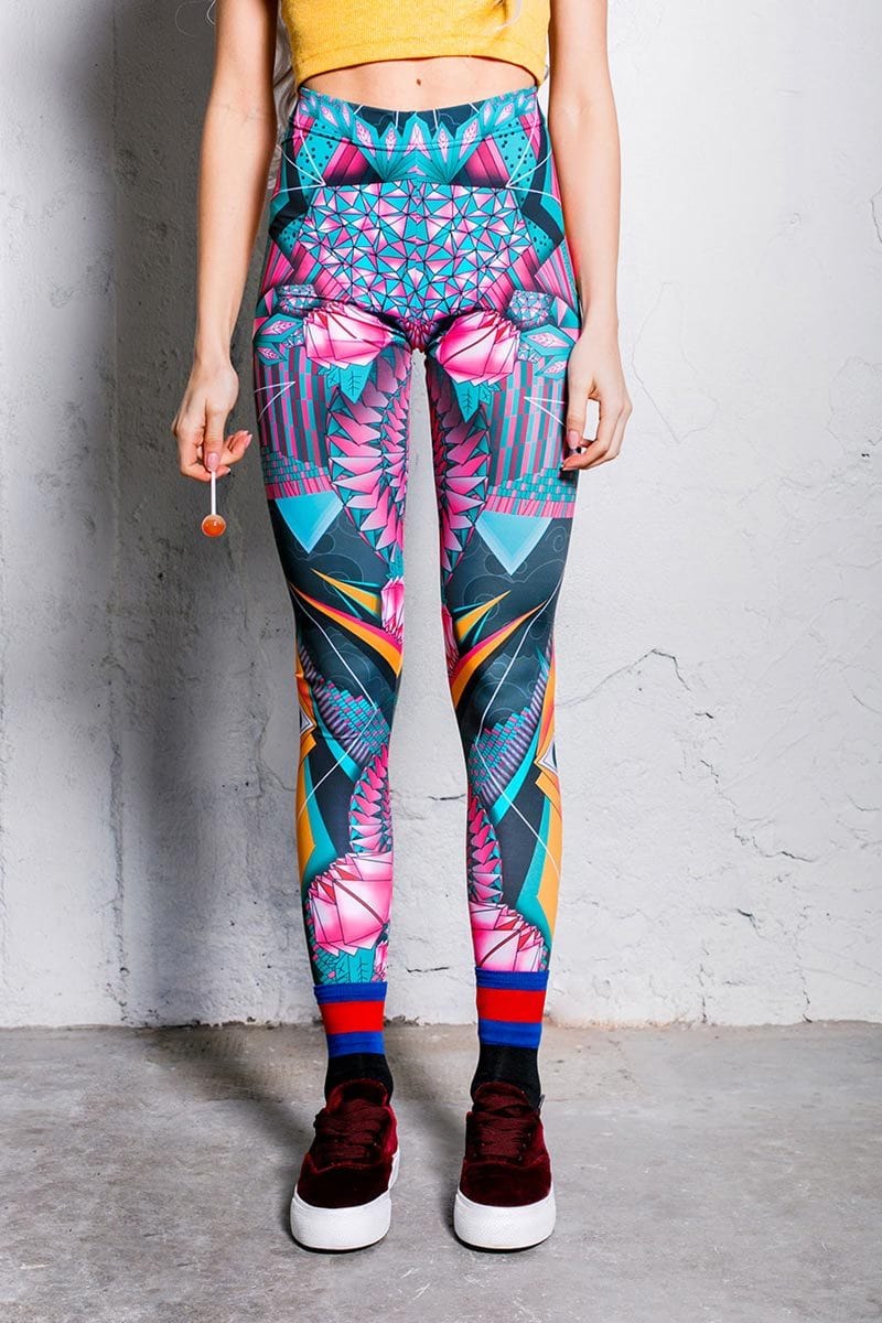 Trippy Leggings Close View