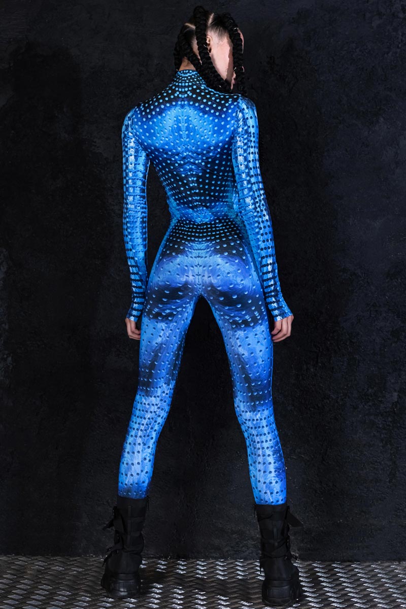 Women Multiverse Traveler Costume Back View